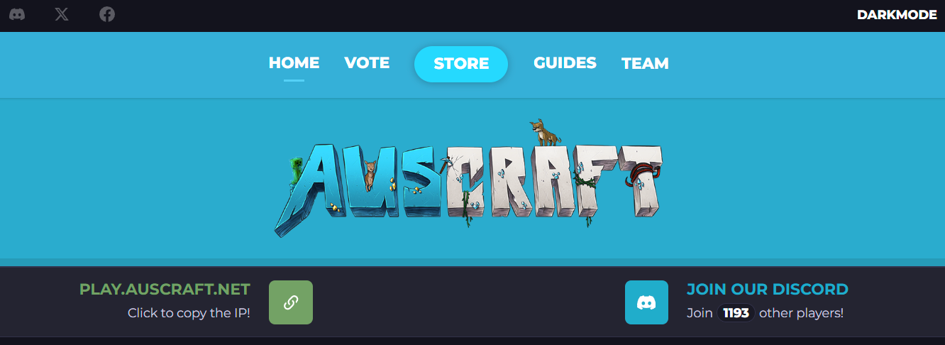 AusCraft || Australia's oldest MInecraft network